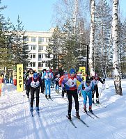 1 этап заводской спартакиады-2024 - лыжные гонки